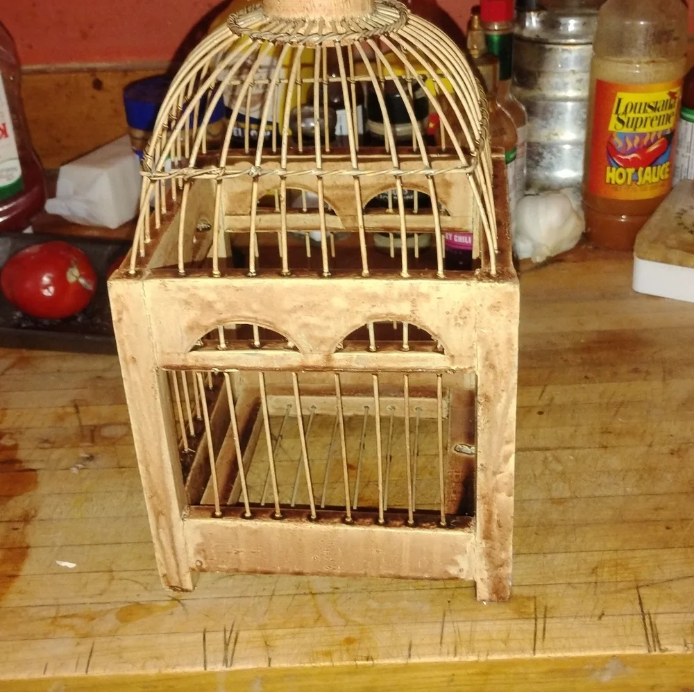 Rustic Chinese Dome Bird Cage
